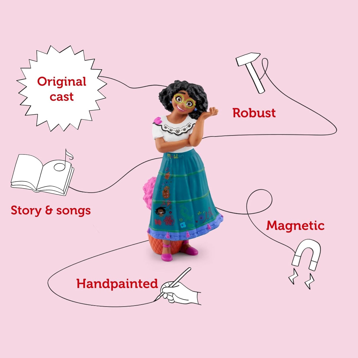 Tonies Encanto Audio Character - Encanto Toys, Disney Audiolivros para crianças