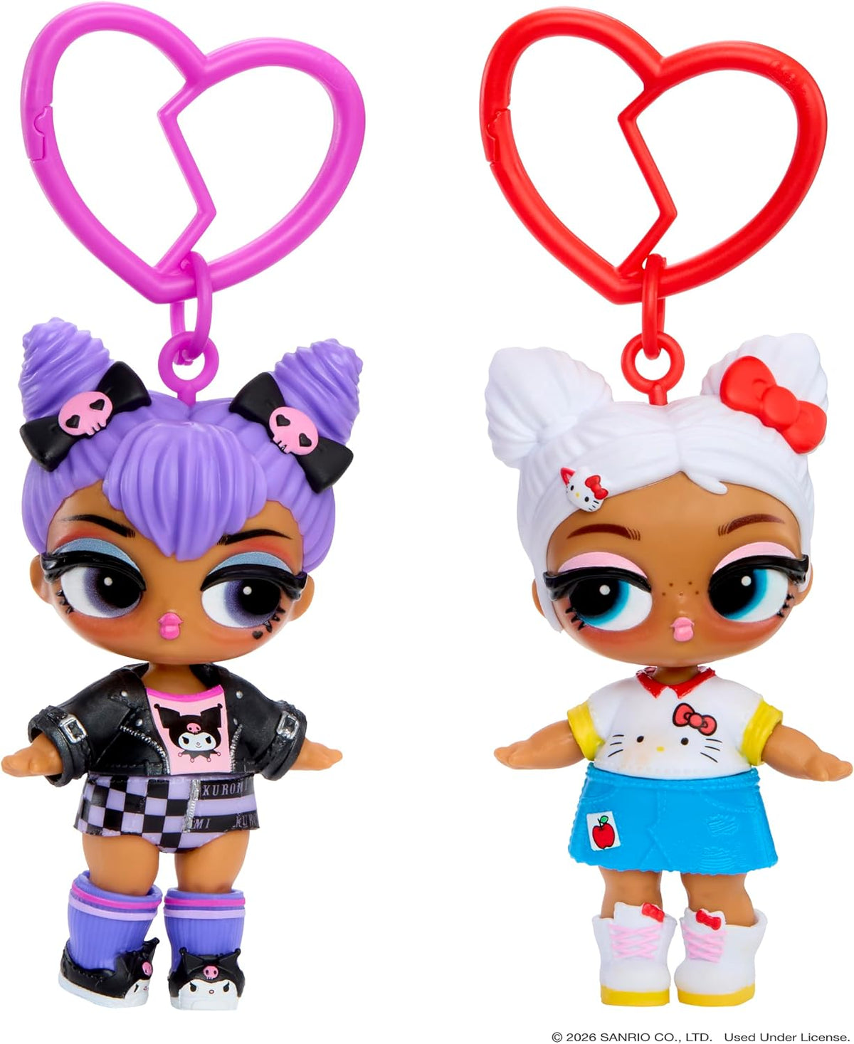 L.O.L. Surprise Loves Hello Kitty – Pelúcia Grande Reversível com Boneca | Boneca-Chaveiro Inclusa, 7 Surpresas, Hello Kitty, Kuromi ou Tuxedosam, Para Maiores de 4 Anos