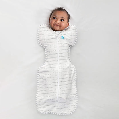 Love To Dream™ Swaddle UP™, Médio 6–8,5 kg – Sonhador | Ajuste perfeito, promove uma rotina de sono saudável | 1.0 Tog Ideal para primavera e verão (20–24°C) | Algodão lavável à máquina e zíper duplo