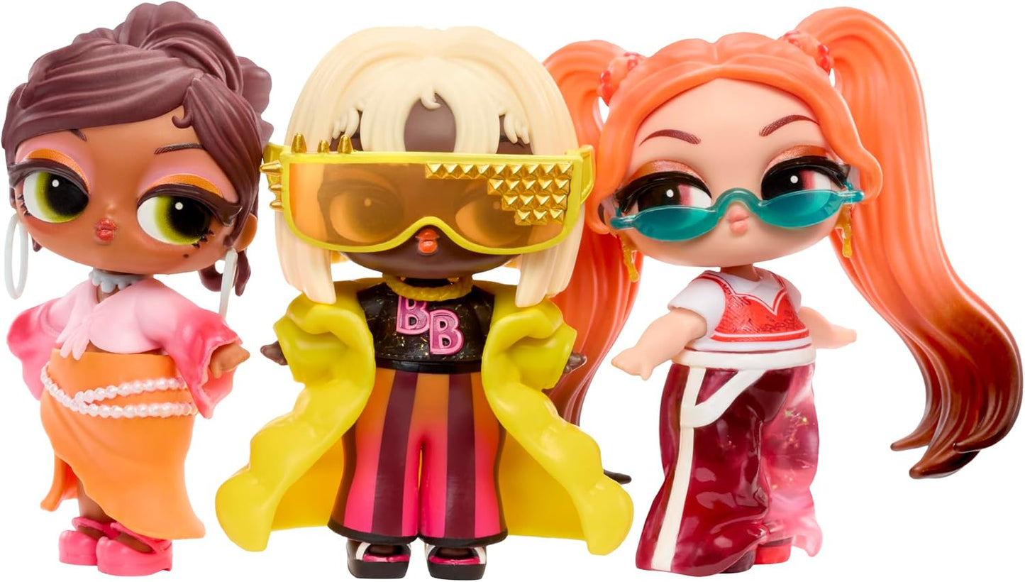 L.O.L. Surprise! Bonecas Music Festival – Boneca colecionável com disco de vinil e acessórios, 7 itens inclusos, 8 modelos para colecionar, para crianças a partir de 4 anos.