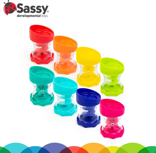 Sassy Tubos de conexão de barril de chuva para bebê - brinquedo de banho - 6m+, misto