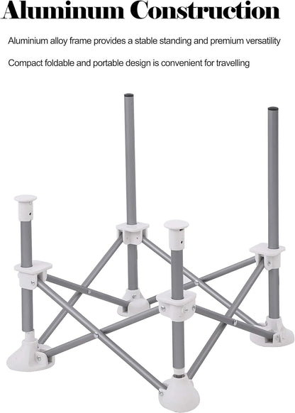 PandaEar Cadeira de alimentação portátil para bebês | Dobrável e compacta com alças para uso interno e externo | Ideal para camping, praia e gramado | Para crianças pequenas, meninos e meninas (cor neutra)