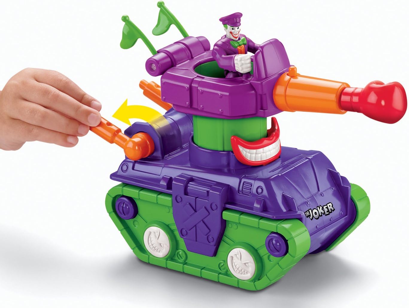 Imaginext Fisher Price DC Super Friends Veículo O Tanque do Coringa