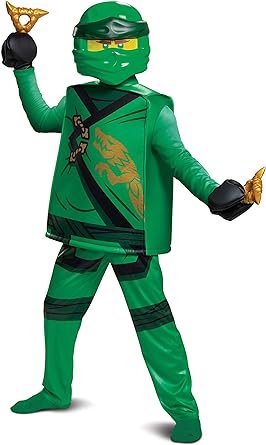 DISFRAZ Lloyds Lego Ninjago Deluxe Disfraz infantil unisex