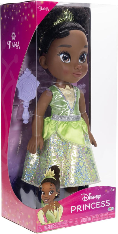 Disney Boneca Princess My Friend Tiana 35 cm – Disney 100 Anos de Magia, Traje Platinum