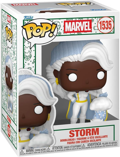 Funko Pop! Marvel: HoliDivas - Tempestade - X-Men - Figura de vinil colecionável - Ideia para presente - Produtos oficiais - Brinquedos para crianças e adultos - Fãs da Marvel - Figura modelo para colecionadores e exposição