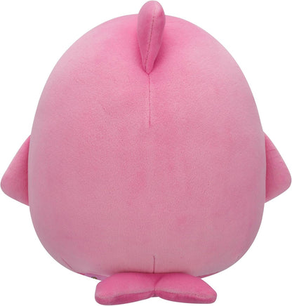 Squishmallows Original Val, a Baleia Rosa de 19 cm com Óculos de Sol em Formato de Coração - Pelúcia para o Dia dos Namorados