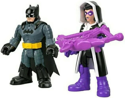 Fisher-Price Conjunto de Brinquedos Imaginext Batman e Caçadora DC Super Friends com Figuras de Ação