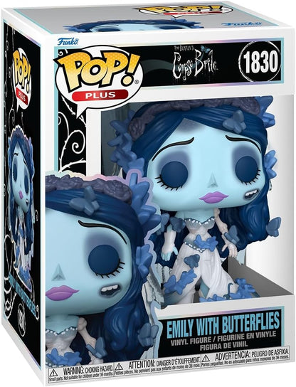 Funko Pop! Filmes: A Noiva Cadáver - Emily - A Noiva com Borboletas - Figura de Vinil Colecionável - Ideia para Presente - Produtos Oficiais - Brinquedos para Crianças e Adultos - Fãs de Cinema - Figura Modelo para Colecionadores
