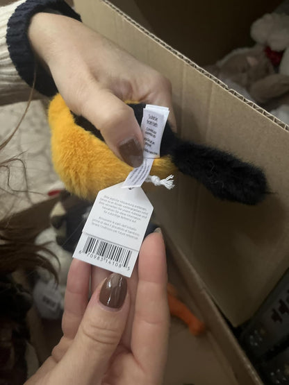 Jellycat Birdling Goldfinch - C: 9 cm x C: 7 cm x A: 10 cm