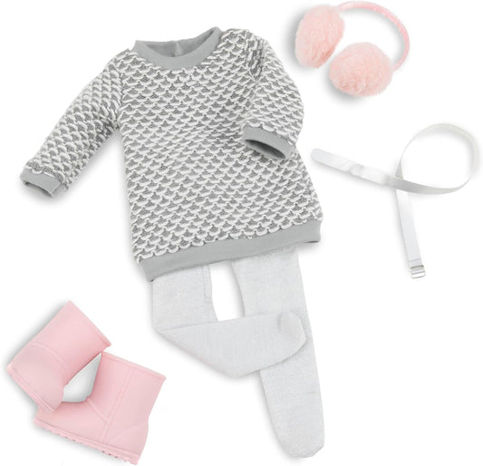 Our Generation Roupa de boneca da - roupa estilo inverno para uma boneca de 18 polegadas