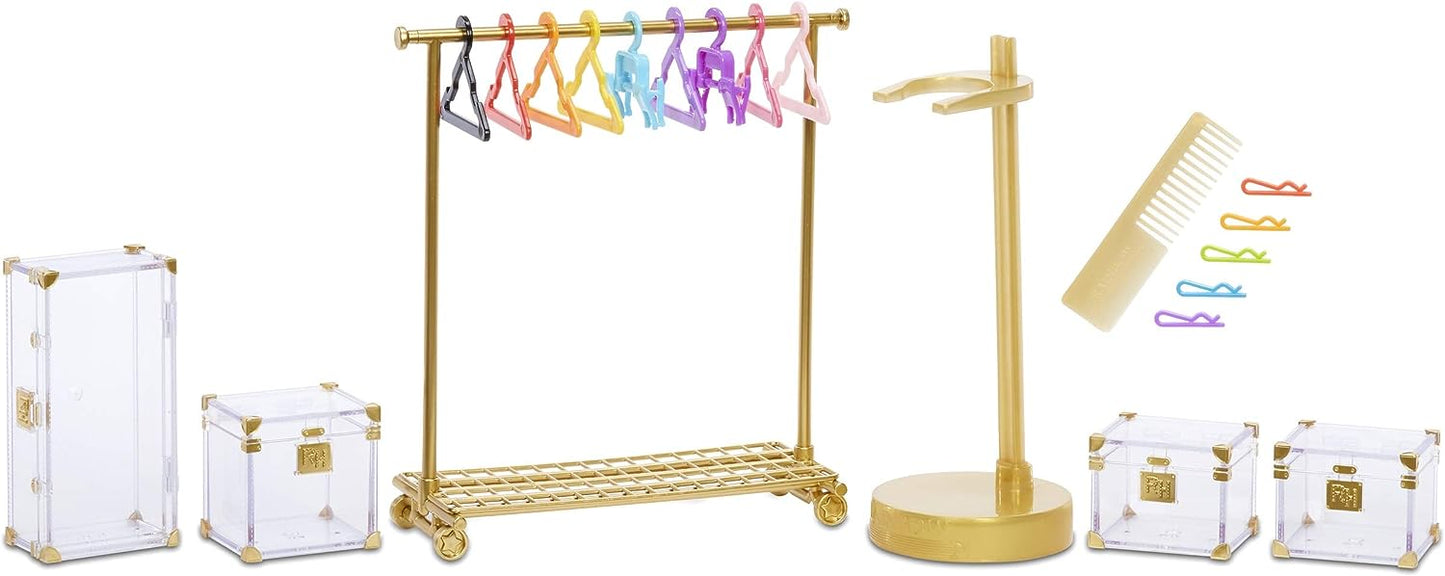 Rainbow High Fashion Studio - Boneca exclusiva com roupas, acessórios e 2 perucas brilhantes - Crie mais de 300 looks
