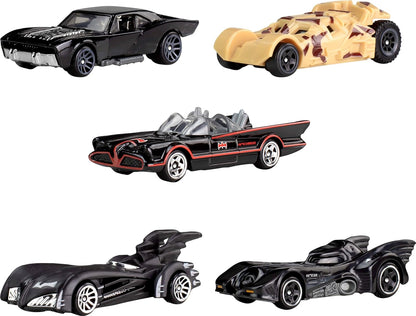 Hot Wheels Coches de juguete fundidos a escala 1:64, Batman, an