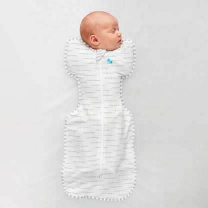 Love To Dream™ Swaddle UP™, Tamanho Pequeno (3,5–6 kg) – Sonhador | Ajuste perfeito, promove uma rotina de sono saudável | 1.0 Tog Ideal para primavera e verão (20–24 °C) | Algodão lavável à máquina com zíper duplo