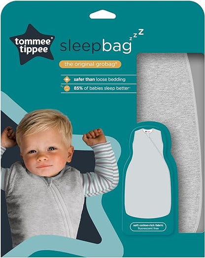 Tommee Tippee  Saco de dormir para bebê, The OriginalGrobag, design moderno e saudável, tecido macio rico em algodão, 18-36 m, 1,0 TOG, pip para dormir