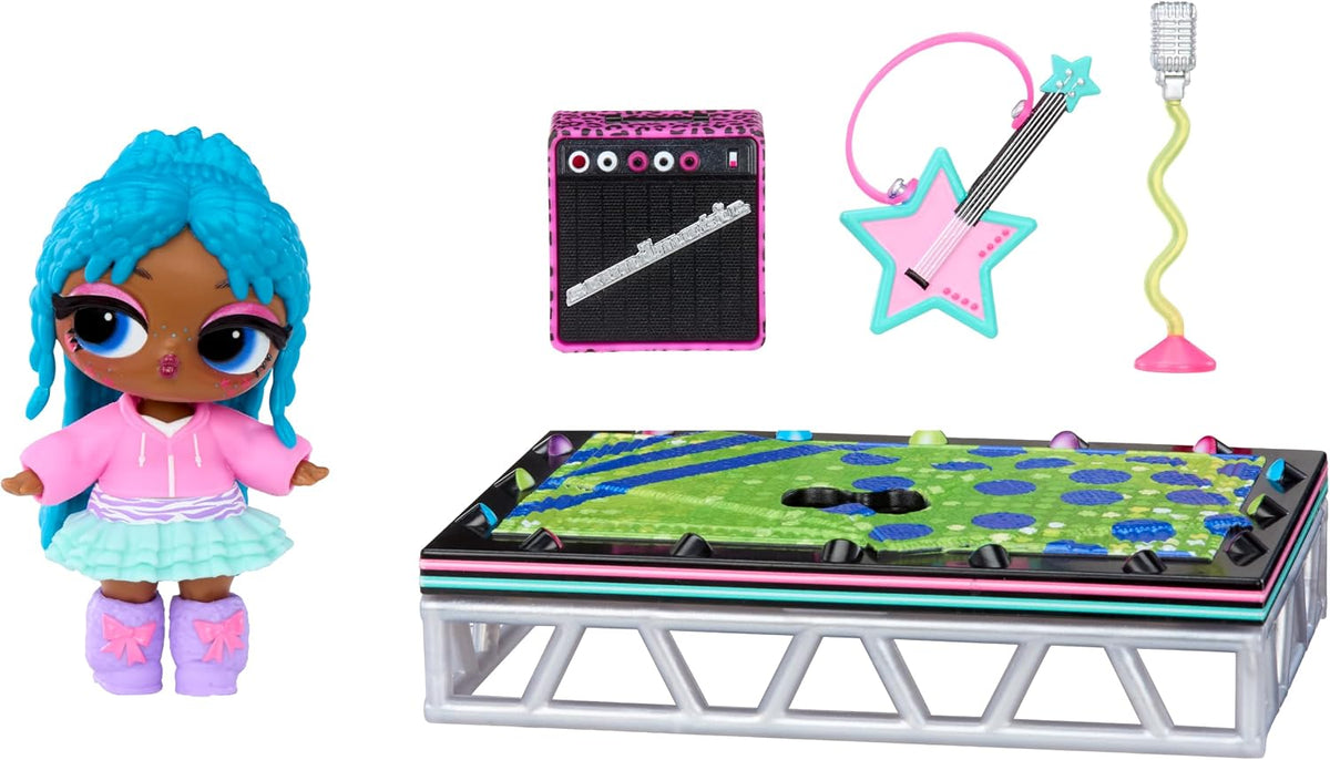 L.O.L. Surprise! Music Festival Furniture Packs – Conjunto de Móveis Colecionável com Boneca Exclusiva e Acessórios, 4 Modelos para Colecionar, Para Crianças a Partir de 4 Anos