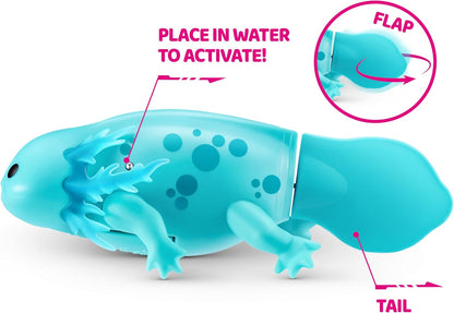 Pets Alive Robo Axolotl, Série 1, Axolotl Nadador, (Pacote com 2), Caixa de Correio