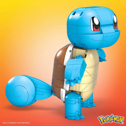 MEGA Conjunto de brinquedos de construção Pokémon Build & Show Squirtle com 199 peças, articulado e articulado, 10 cm de altura, para crianças, GYH00