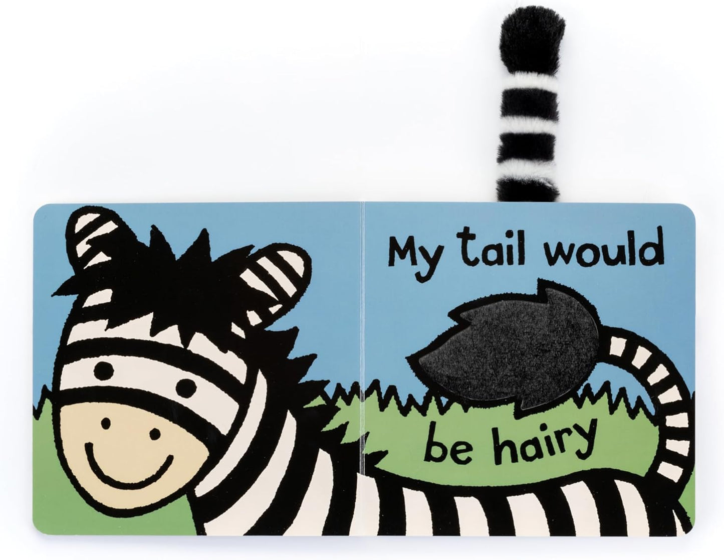 Jellycat Se eu fosse uma zebra Livro cartonado para bebês