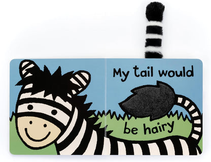 Jellycat Se eu fosse uma zebra Livro cartonado para bebês