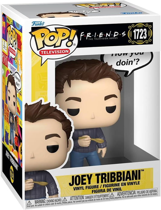 Funko Pop! Sayings: Friends - Joey Tribbiani - Figura de vinil colecionável - Ideia para presente - Produtos oficiais - Brinquedos para crianças e adultos - Fãs de TV - Figura modelo para colecionadores e exposição