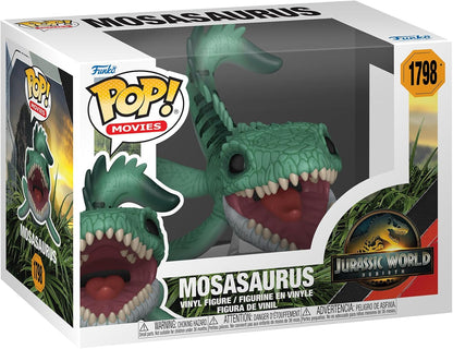 Funko Pop! Filmes: Jurassic World: Rebirth - Mosasaurus - Figura de vinil colecionável - Ideia para presente - Produtos oficiais - Brinquedos para crianças e adultos - Fãs de cinema - Figura modelo para colecionadores