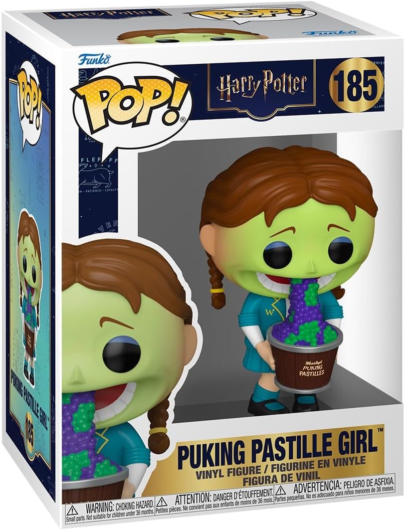 Funko Pop! Harry Potter S18 – Puking Pastille Girl - Figura de vinil colecionável - Produtos oficiais - Brinquedos para crianças e adultos - Fãs de cinema - Figura modelo para colecionadores