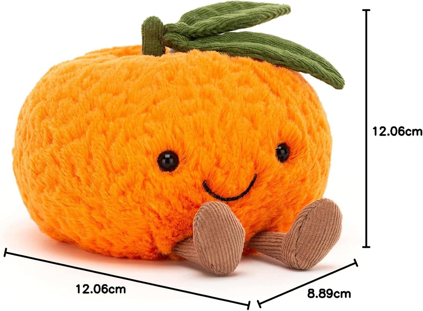 Jellycat Amuseable Small Clementine Plush Cat Toy (9 cm x 12 cm)
