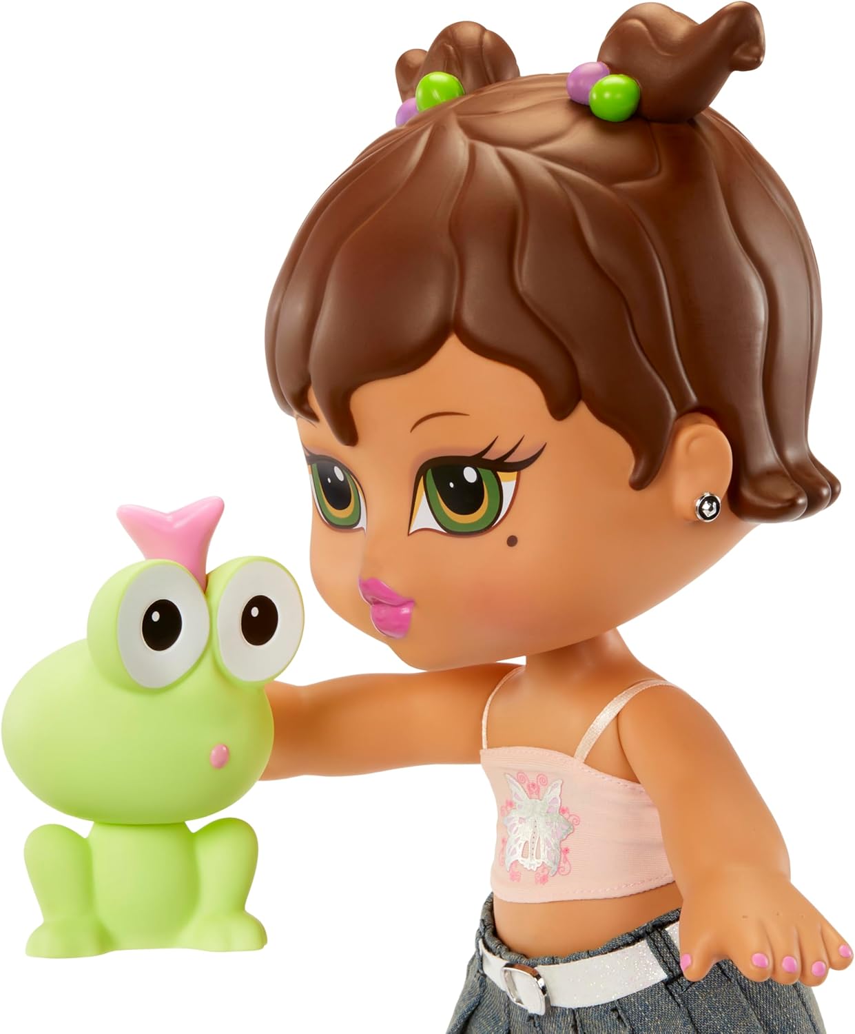 Bratz Big Babyz Yasmin - Boneca colecionável grande de 34 cm, vem com um bichinho de estimação, acessórios e roupas de verdade.