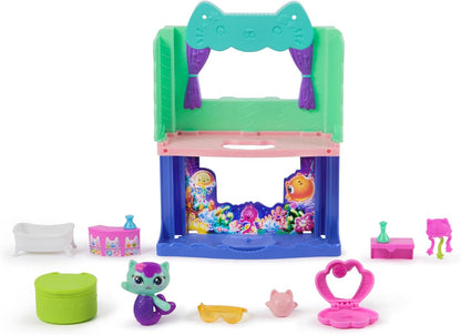 Gabby's Dollhouse: O Filme, o Banheiro Incrível do Spa da MerCat, Figura de Brinquedo, Acessórios para Casa de Bonecas e Brinquedo Surpresa, Brinquedos Infantis para Meninas e Meninos a partir de 3 Anos