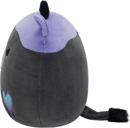 Squishmallows Original Smithereens, a Vaca de Carvão, 19 cm (7,5 polegadas) - Pelúcia de Dia dos Namorados