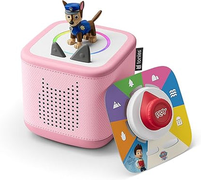 Conjunto de brinquedos Toniebox 2 azul-celeste TONIES com Patrulha Canina Chase Tonie, jogo Tonieplay e controle Tonieplay