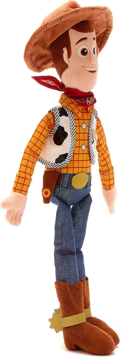 Disney Brinquedo de Pelúcia Woody Oficial da Store, Toy Story, 47 cm/18”, Personagem de Pelúcia Macio e Aconchegante, Cowboy Clássico com Traje Icônico, Detalhes Bordados e Acabamento com Toque Suave