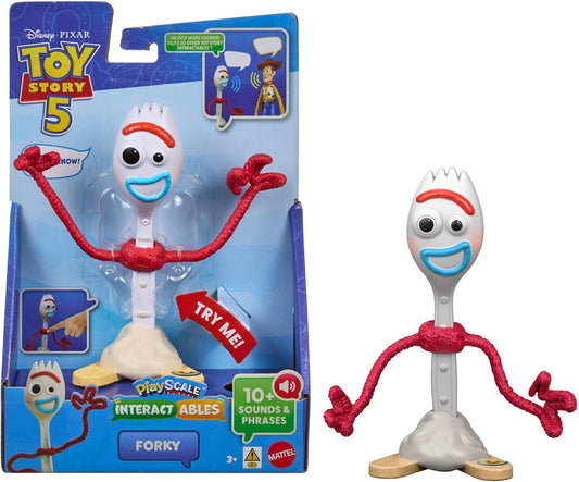 Mattel Disney e Pixar Toy Story 5 Figuras Interativas Falantes, Escala de 7 Polegadas, Frases do Filme e Interagem com Outras Figuras na Fila, Personagens Variados, JKV29