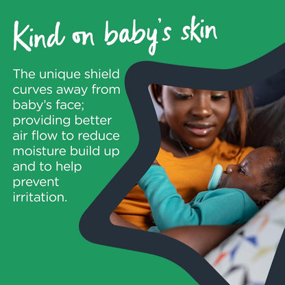 Tommee Tippee Chupeta semelhante a um peito, textura semelhante à pele, design simétrico, binkies sem BPA, 0-6 m, 4 unidades