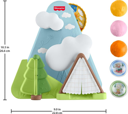 Fisher-Price Brinquedo para Bebê Floresta da Amizade com Bolas e Montanha, Brinquedo de Atividades para Bebês a partir de 9 Meses, JLB88