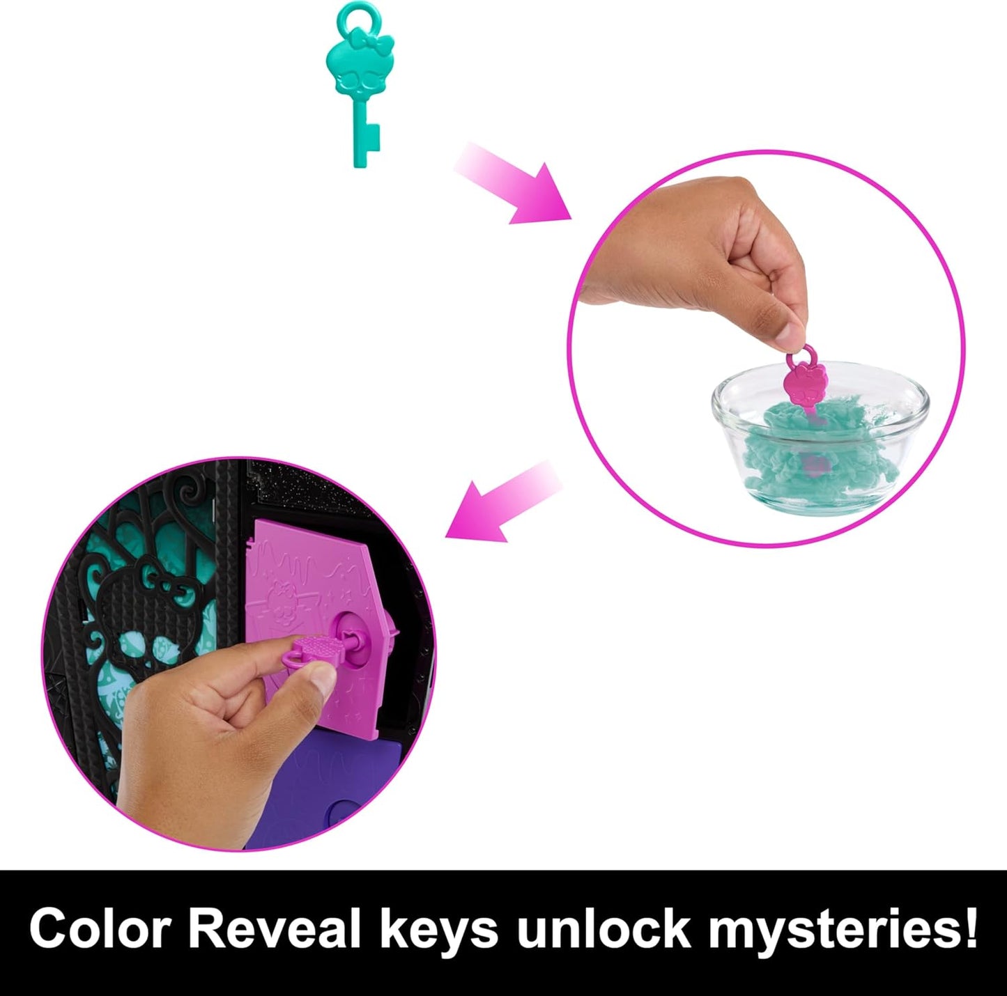 Muñeca Monster High y set de moda, muñeca Twyla, Skulltimate Secrets: Neon Frights, vestidor con más de 19 sorpresas, HNF82