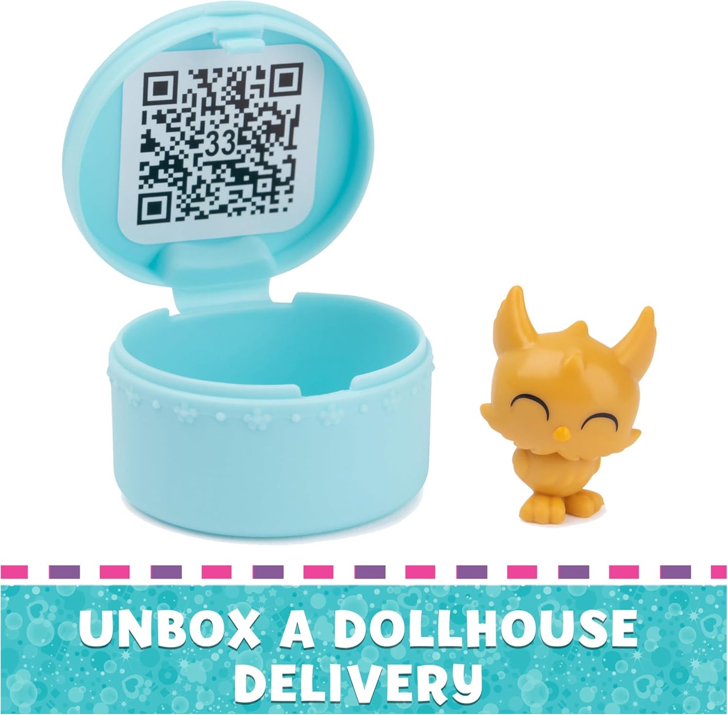 DreamWorks Gabby’s Dollhouse Kit de Presente Fogueira com Figuras de Brinquedo Gabby Girl, Pandy Paws, Baby Box e MerCat, Brinquedos Colecionáveis para Meninas e Meninos a partir de 3 Anos