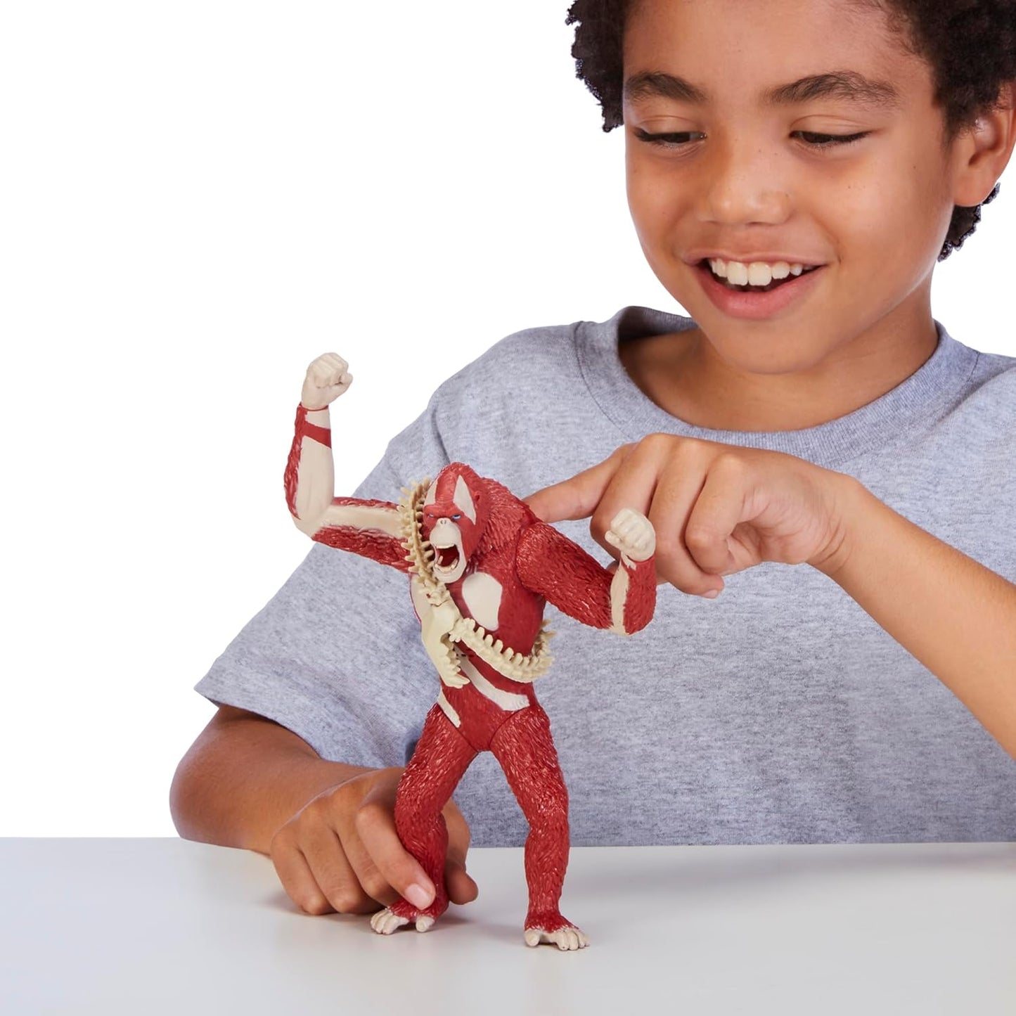 Godzilla x Kong: The New Empire, boneco de ação autêntico Battle Roar Skar King , +4 ano, 18 Centímetros