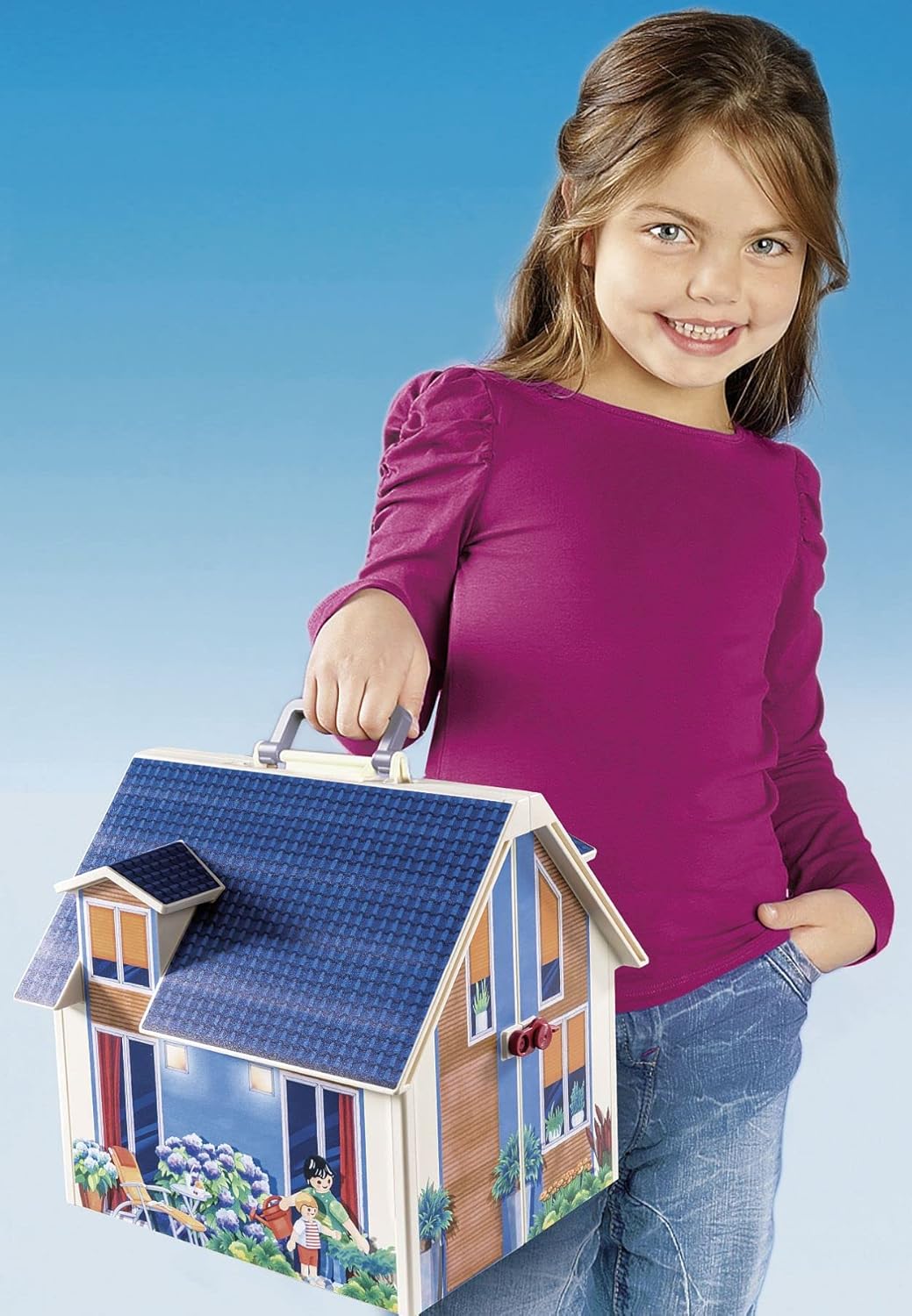 PLAYMOBIL 70985 Casa de Bonecas Portátil City Life, brinquedo divertido para brincadeiras imaginativas, ideal para crianças a partir de 4 anos.
