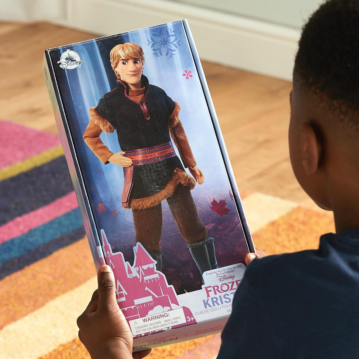Disney Boneco Clássico Kristoff de Frozen (32 cm) – Brinquedo Oficial de Personagem da Disney Store