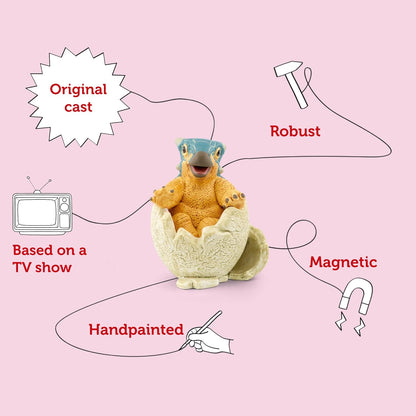 tonies Jurassic World - Personagem de áudio do Acampamento Cretáceo, para uso com Toniebox