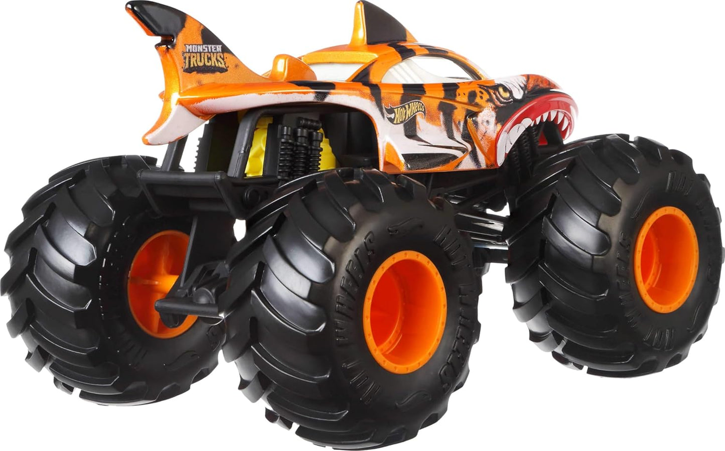 Hot Wheels Monster Trucks, Monster Truck Gigante, Caminhão de Brinquedo Die-Cast em Escala 1:24 com Rodas Enormes e Design Incrível, JDR02