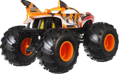 Hot Wheels Monster Trucks, Monster Truck Gigante, Caminhão de Brinquedo Die-Cast em Escala 1:24 com Rodas Enormes e Design Incrível, JDR02