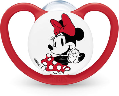 NUK Chupetas Perfect Match Air | 0-6 Meses | Chupetas Ortodônticas que Permitem a Circulação de Ar e Previnem Irritações na Pele Causadas pela Saliva | 95% de Aceitação pelos Bebês** | Mickey Mouse | Embalagem com 2 Unidades