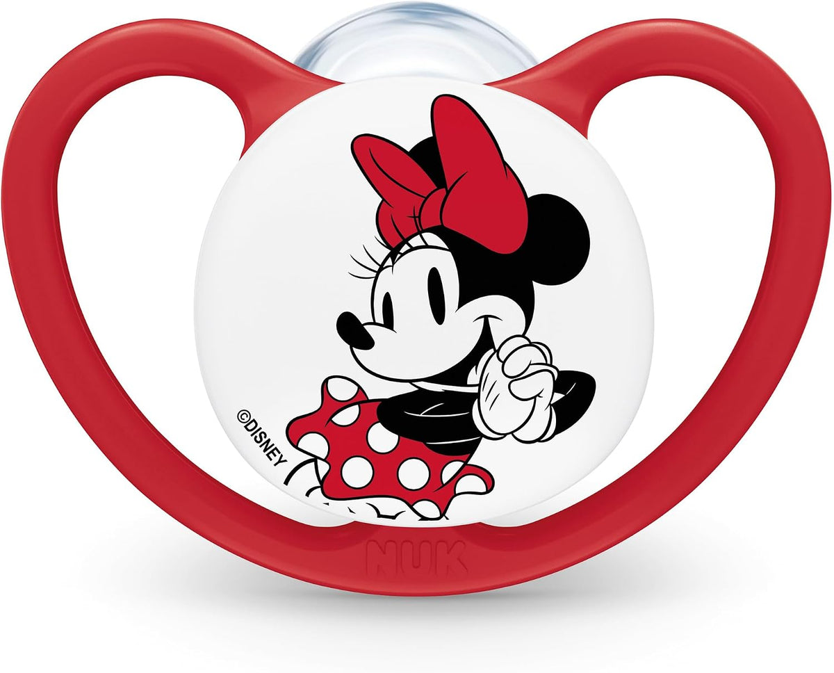 NUK Chupetas Perfect Match Air | 18-36 Meses | Chupetas ortodônticas que favorecem a circulação de ar e previnem irritações causadas pela saliva | 95% de aceitação pelos bebês** | Minnie Mouse | 2 unidades