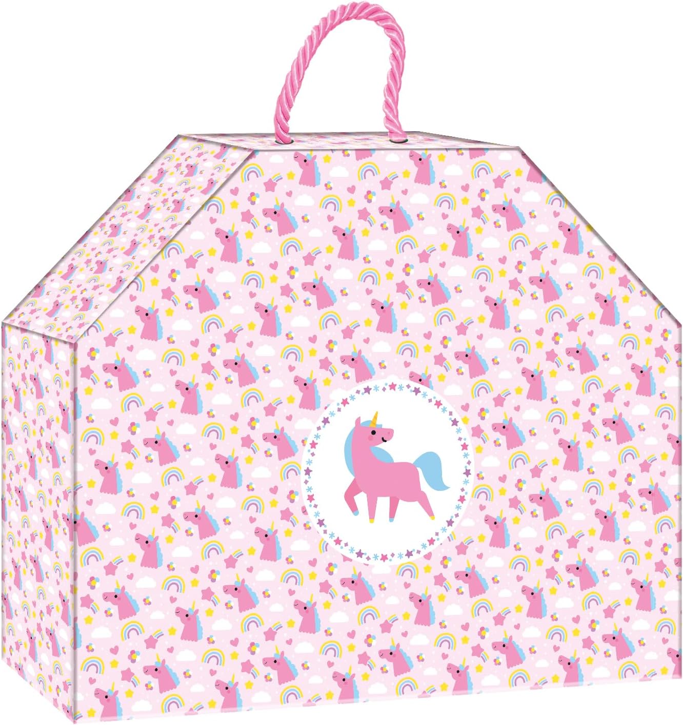 Janod - 4 joias de madeira Rainbow Land para criar - Primeiras oficinas de joias - Fabricação de joias DIY - Kit de artesanato infantil - Habilidades motoras finas e aprendizagem de concentração - a partir de 4 anos