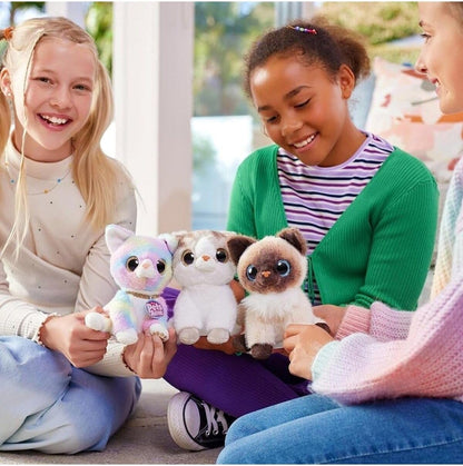 Pets Alive Smitten Kittens Ginger, Gatinho de Pelúcia Surpresa, Pelúcias Ultra Macias, Brinquedos Interativos para Animais de Estimação, Gatinho Eletrônico para Animais de Estimação, Idades 3+ (Ginger)