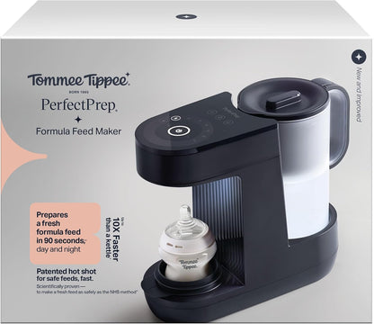 Tommee Tippee Perfect Prep Machine, Preparador de Fórmulas para Bebês com Filtro de Água Antibacteriano, Compatível com Aplicativo, Ideal para Alimentação Diurna e Noturna, Cor Cinza Ardósia