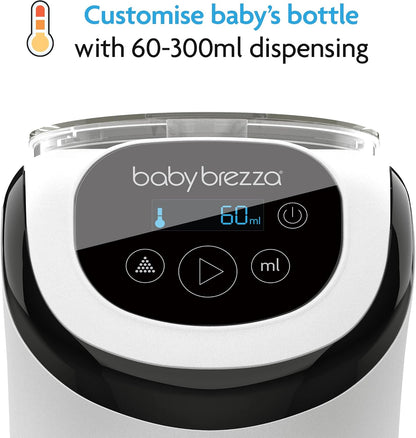 Baby Brezza Preparador de Fórmula Formula Pro Mini – Máquina compacta e portátil para preparar mamadeiras, ideal para espaços pequenos e viagens – Prepara a mamadeira perfeita para o seu bebê onde quer que você esteja.